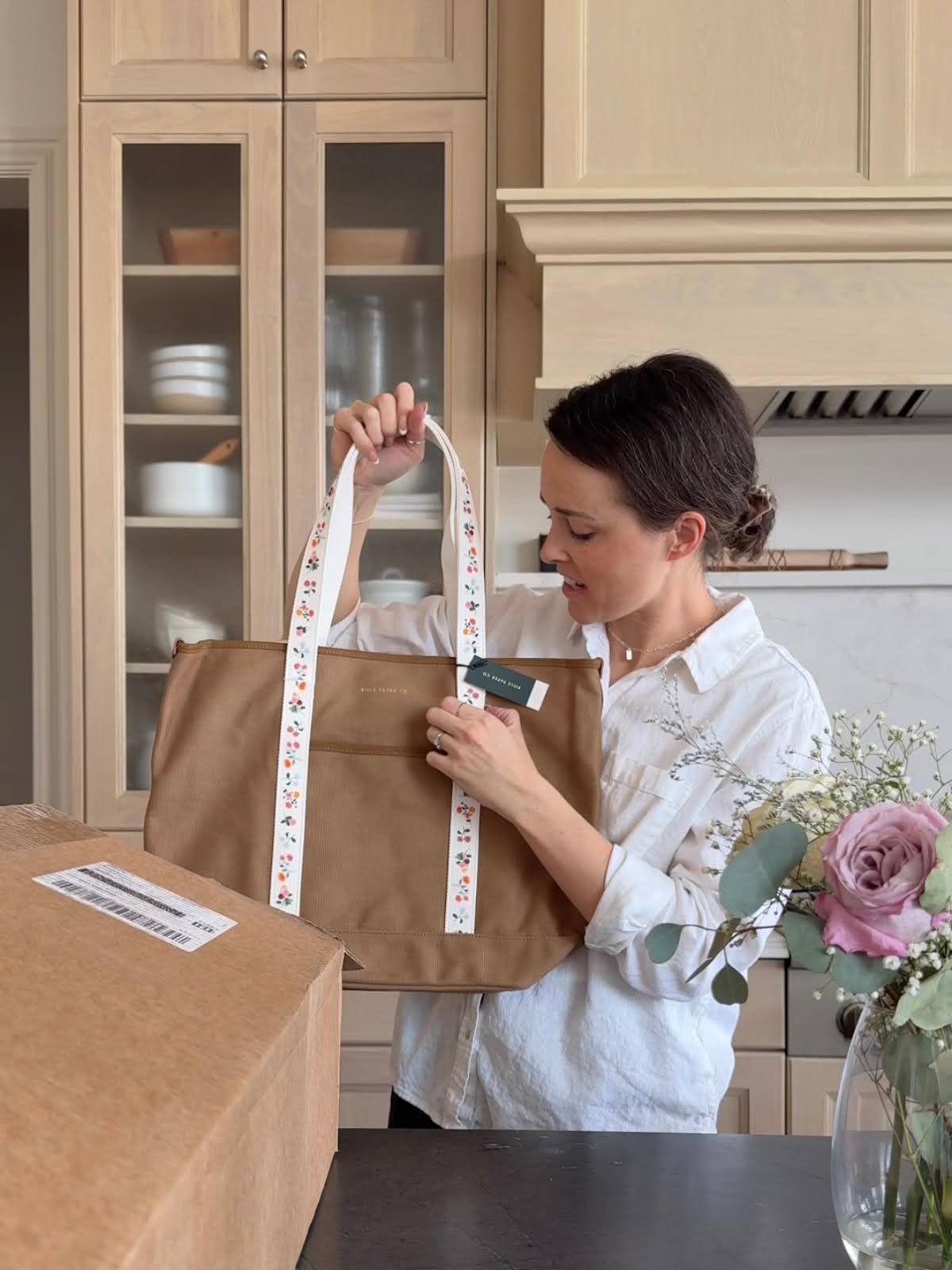 Rifle Paper Co – printed canvas bags and desk accessories