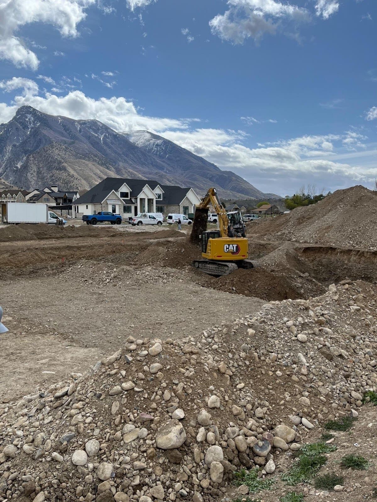 Starting out the building process of our custom home