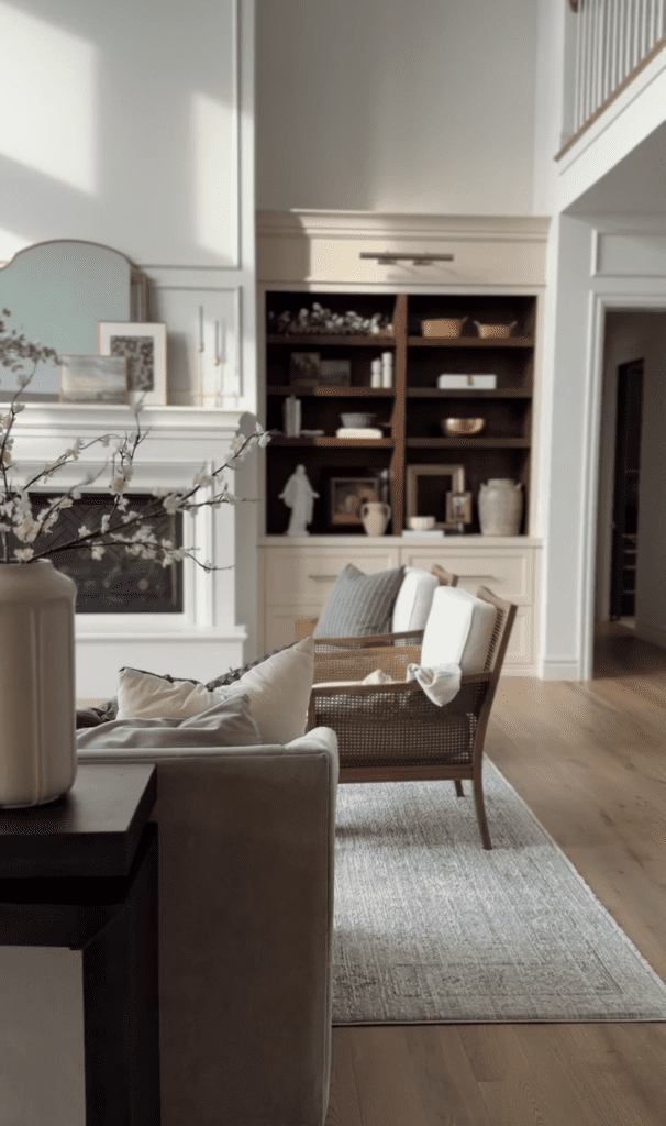A view of my living room space