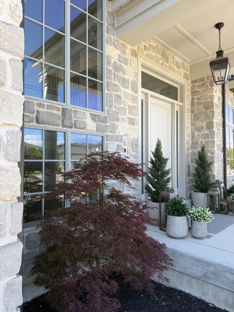 Side view of my front porch